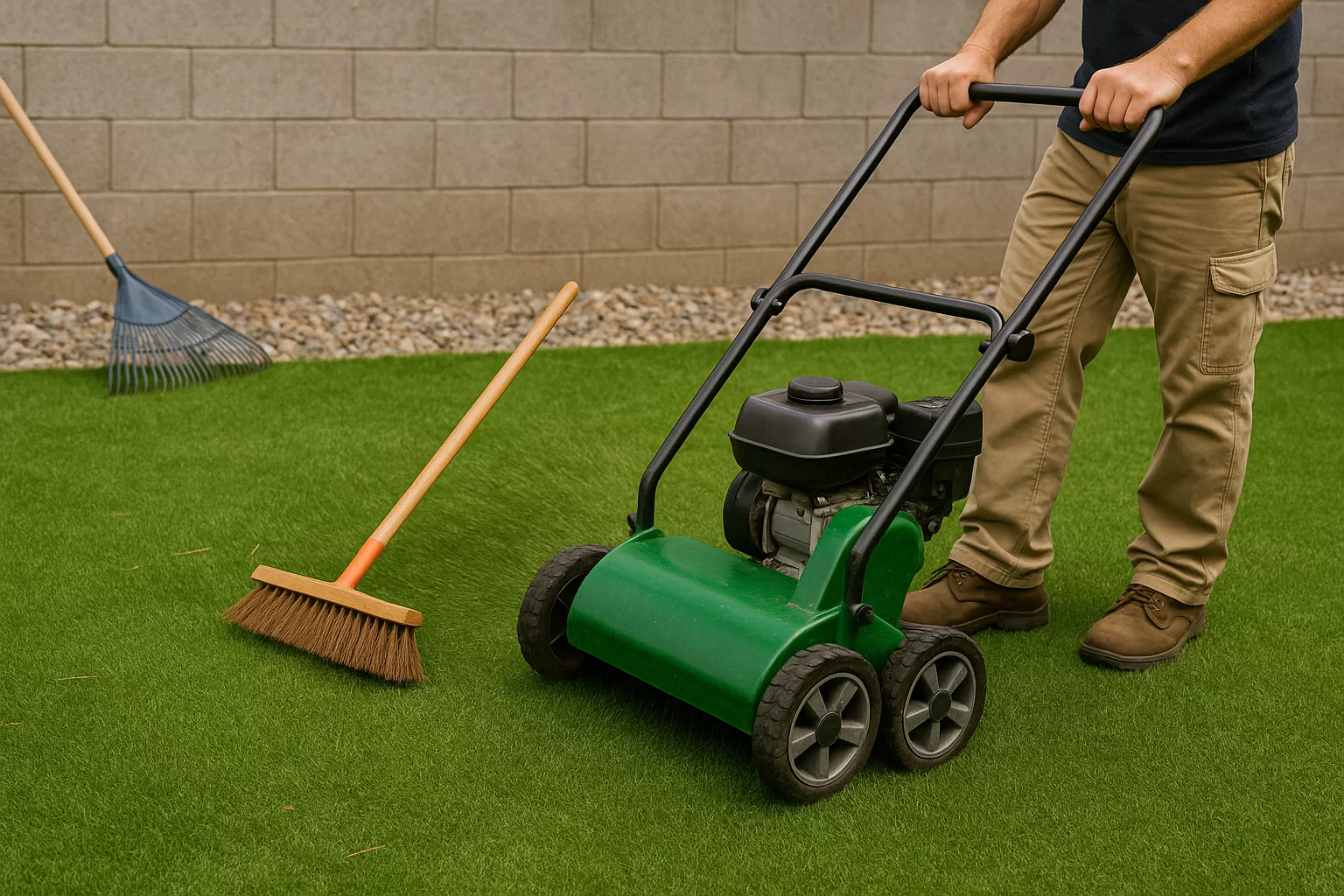 Water conservation with turf